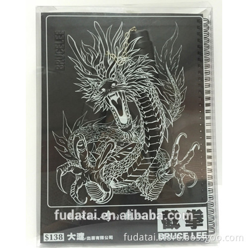 FDT custom cartoon & comic genre double wire-o hot sale PVC cover book